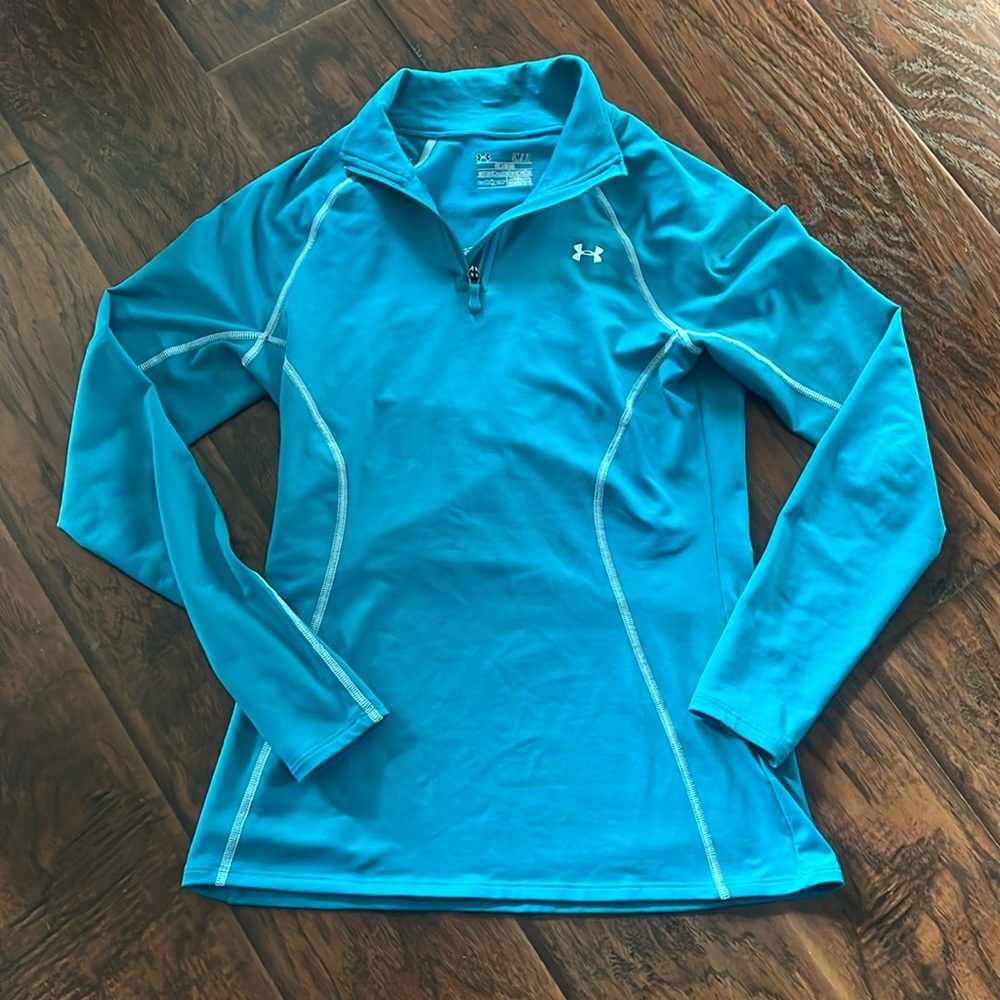 Women’s Teal Under Armour Longe Sleeve Shirt